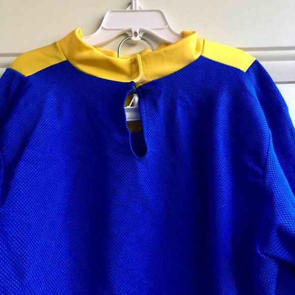 Creations Lyman Blue Yellow Marching Band Parade Costume M Made in Canada No Hat - Picture 4 of 6
